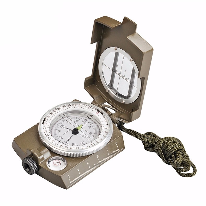 Professional Fluorescent Compass with Metal Case Professional Fluorescent Compass with Metal Case