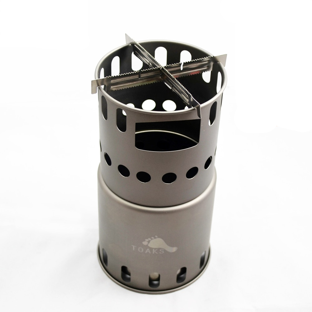 Lightweight Titanium Wood Camping Stove Lightweight Titanium Wood Camping Stove
