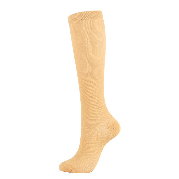 Women's Solid Color High Compression Socks