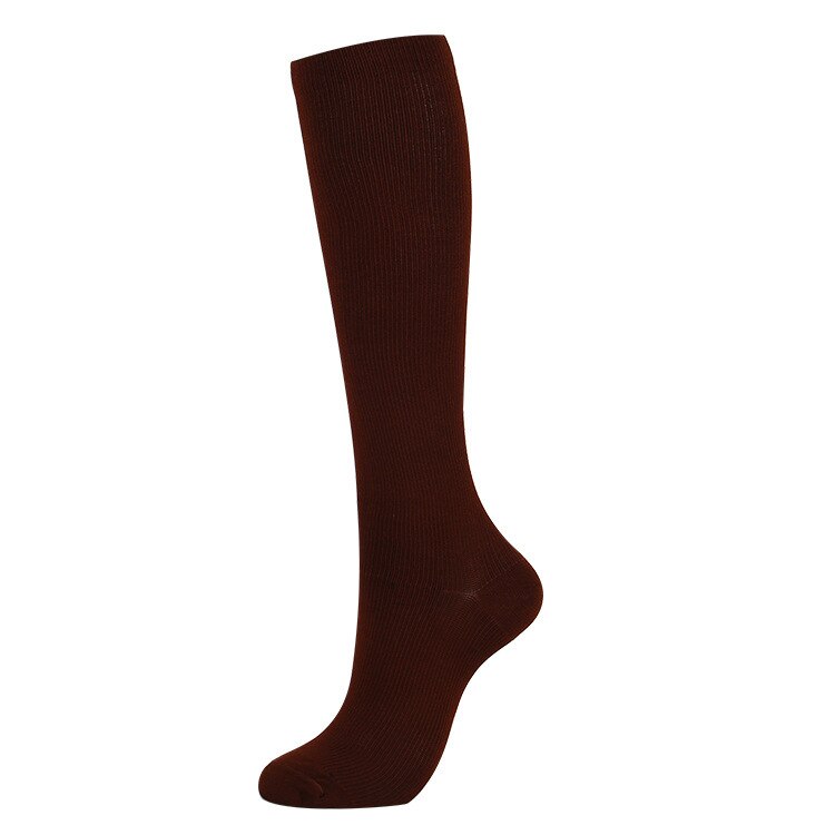 Women's Solid Color High Compression Socks