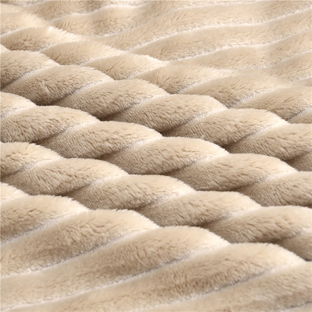 Soft Fluffy Striped Blanket Soft Fluffy Striped Blanket