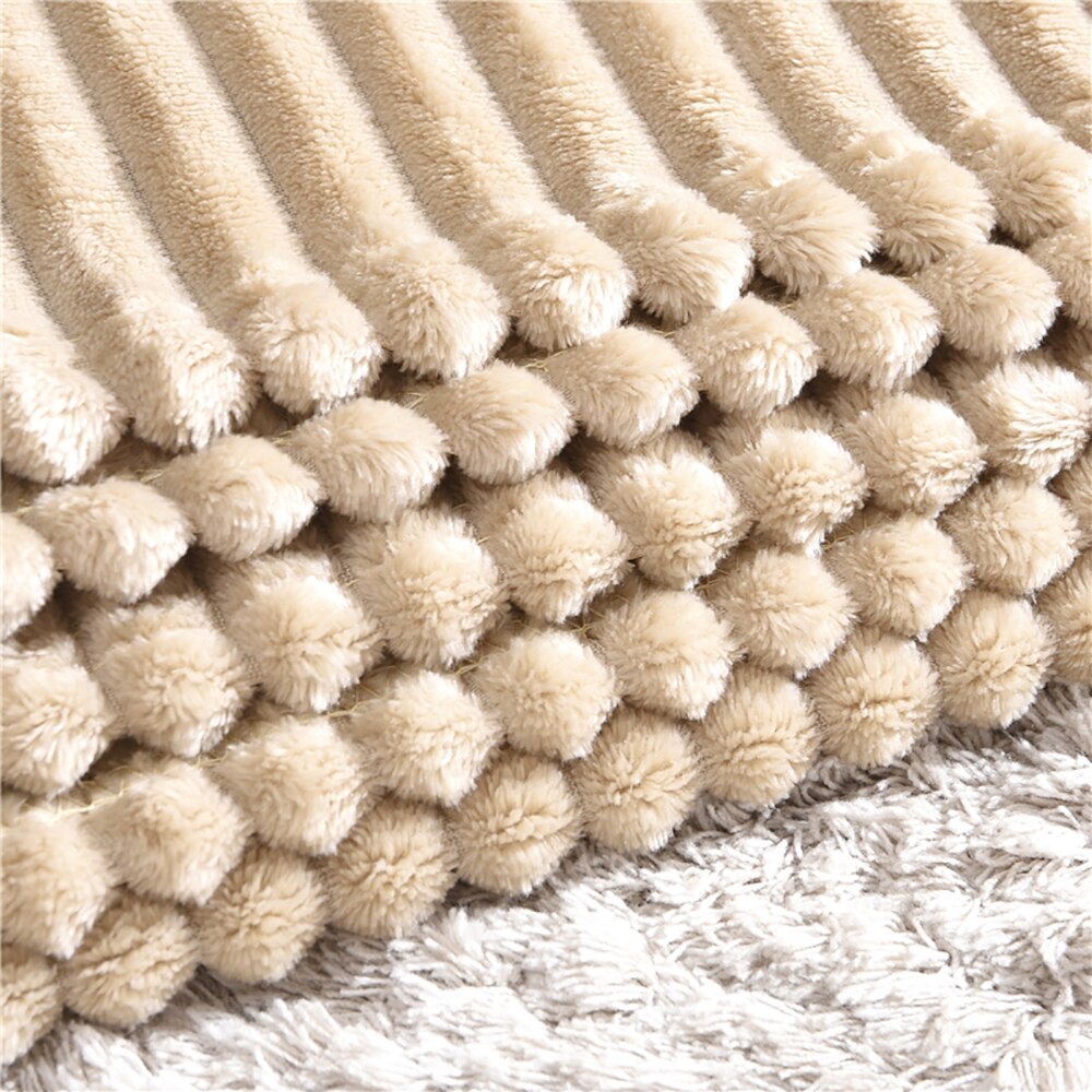 Soft Fluffy Striped Blanket Soft Fluffy Striped Blanket