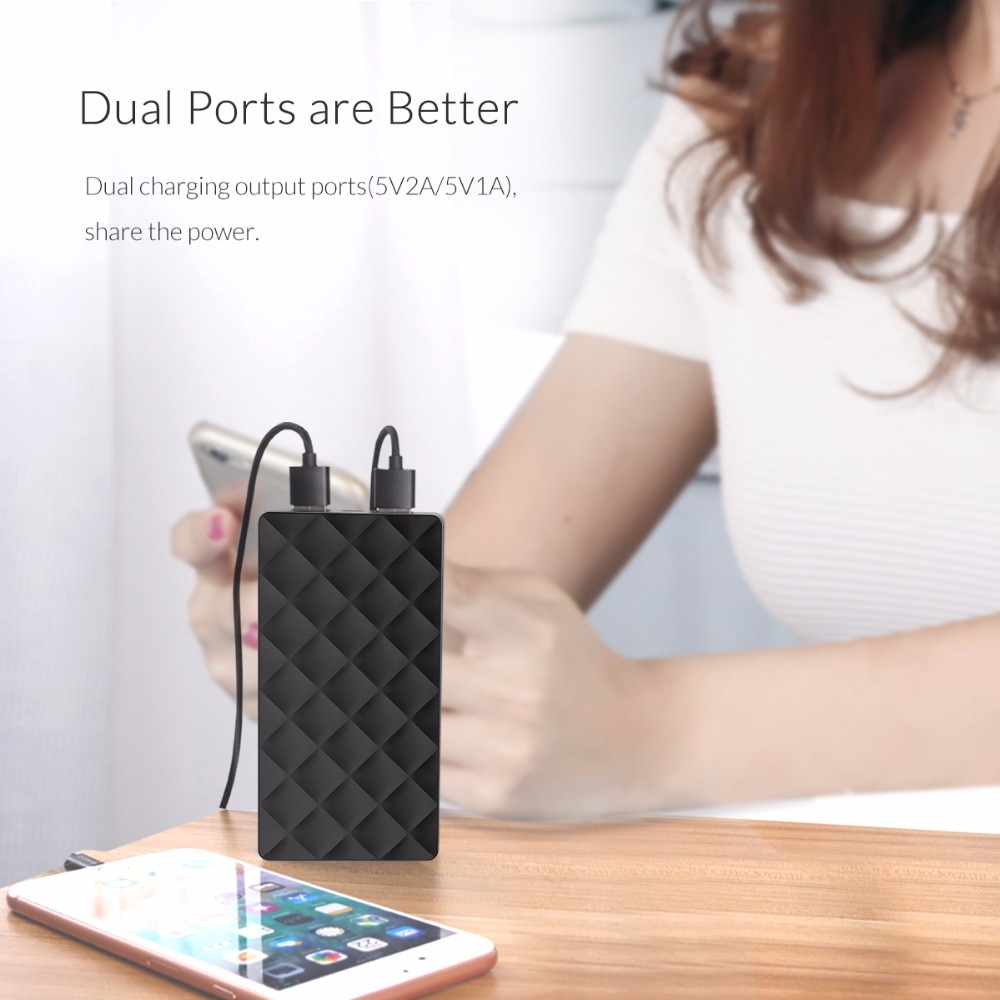 10000 mAh Chocolate Shape Design Power Bank