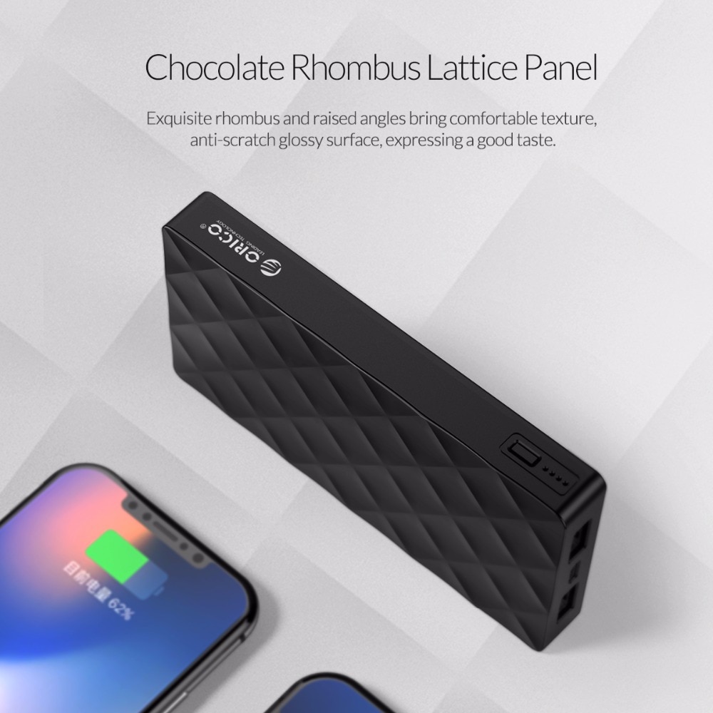 10000 mAh Chocolate Shape Design Power Bank