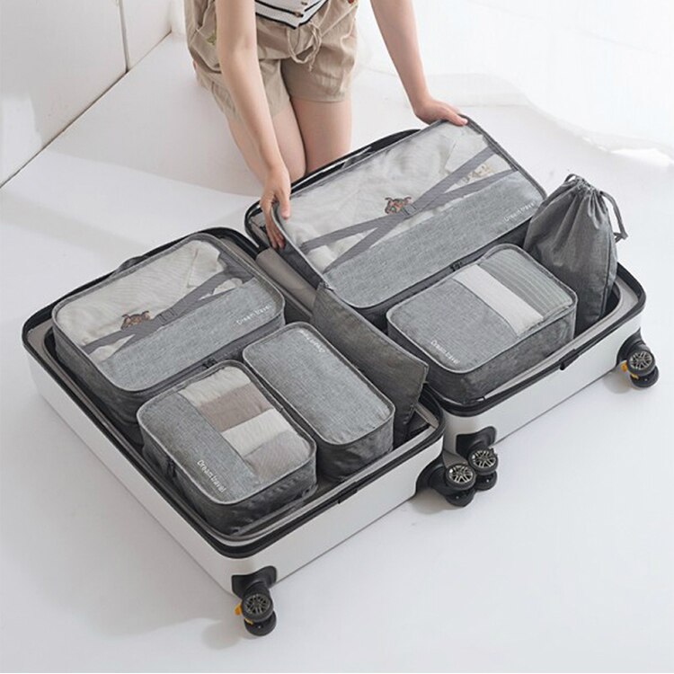 Travel Zippered Clothes Organizers 7 pcs/Set