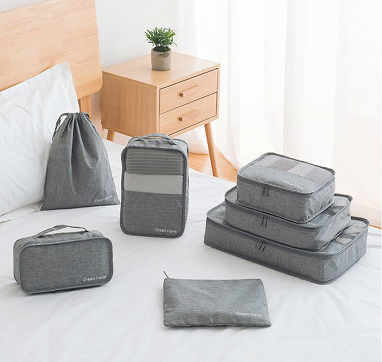 Travel Zippered Clothes Organizers 7 pcs/Set