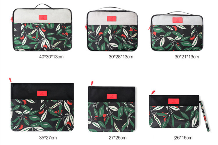 Printed Travel Storage Bags 6 pcs/Set