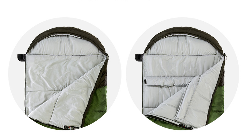 Outdoor Camping Ultralight Spliced Double Sleeping Bag Outdoor Camping Ultralight Spliced Double Sleeping Bag