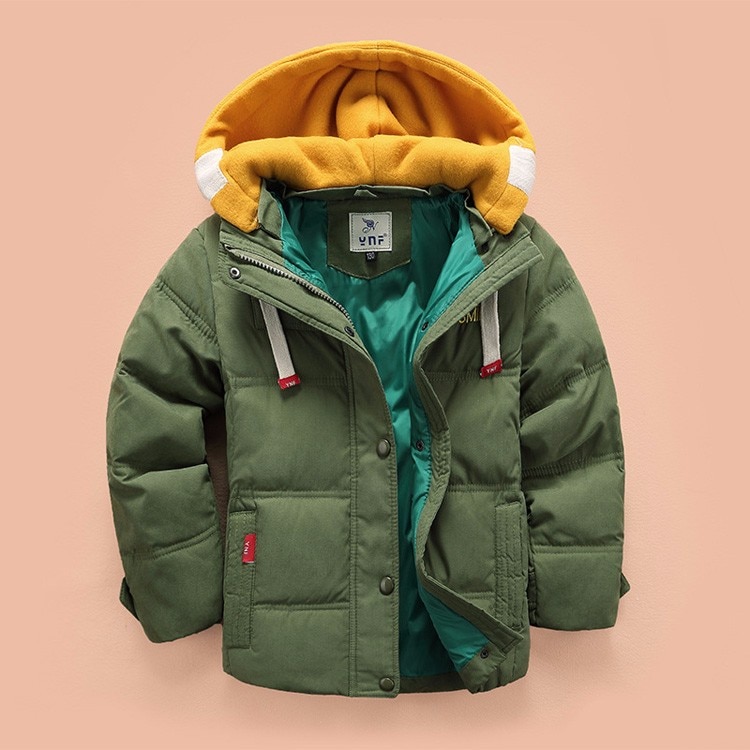 Warm Hooded Coat for Boys
