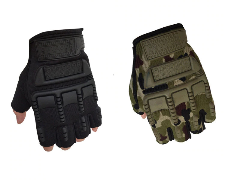 Men's Half Finger Hiking Gloves